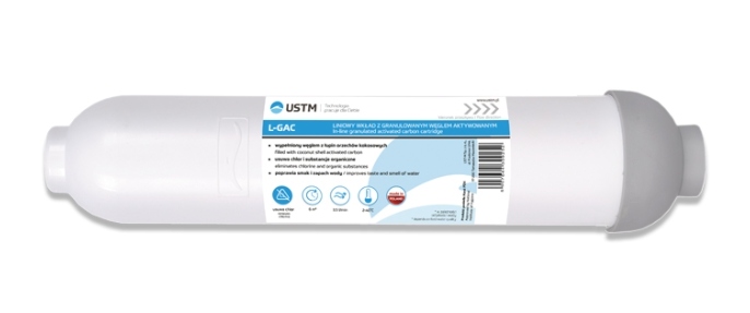 USTM FILTR WODY WKŁAD LINIOWY WĘGLOWY L-GAC-Q