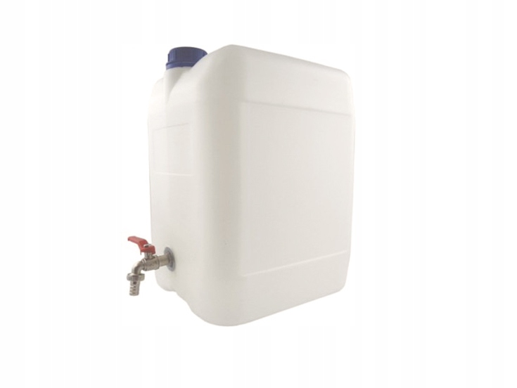 KANISTER POJEMNIK NA WODĘ Z METALOWYM KRANEM 10l