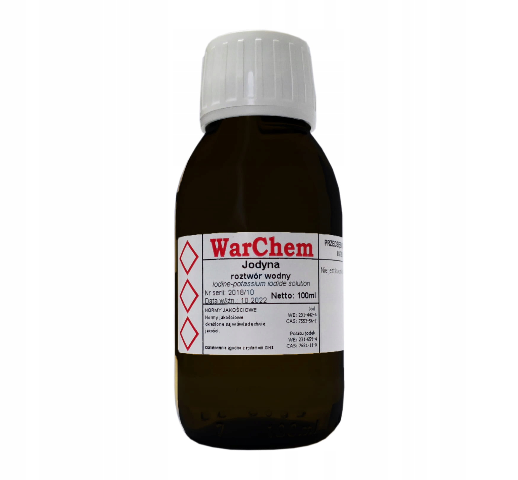 

Jodyna roztwór wodny (płyn Lugola) czysta 100ml