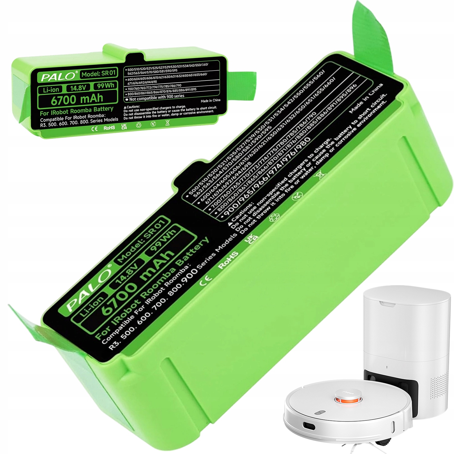 Akumulátor Pro Vysavač 6700 Mah Lithium-iontový Kompatibilní 900 500
