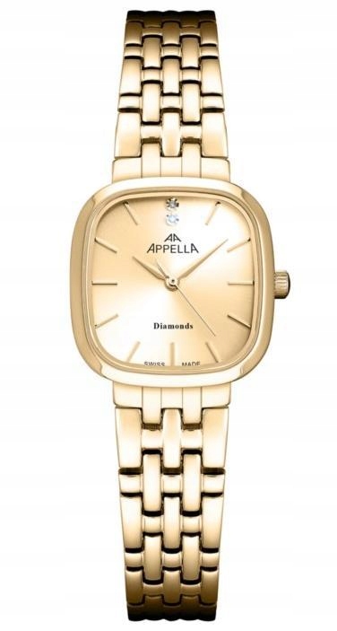 Nové Originální dámské hodinky Appella L50030.1111DQ s diamanty