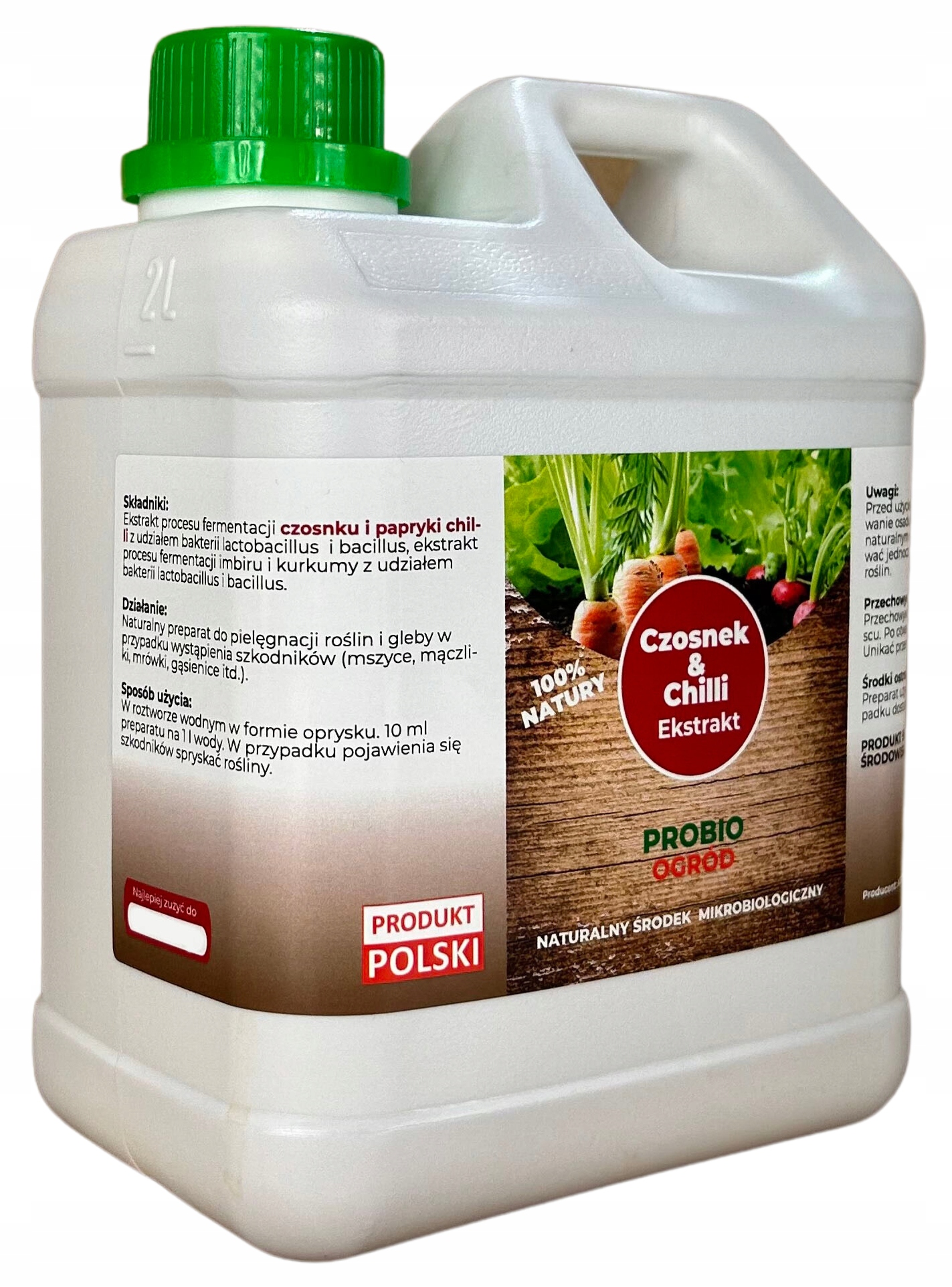 Probio Ogród Czosnek i Chilli 2L. Naturalne składniki Agrobios