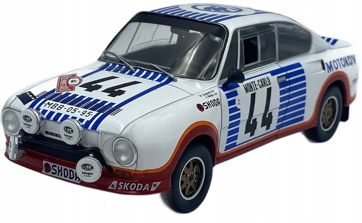 Škoda 130 Rs 1977 Monte Carlo #44 Zapadlo model Ixo 1:24
