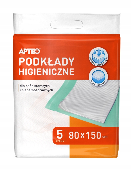 

Podkł. hig. Apteo 80x150 cm podkład 5szt.
