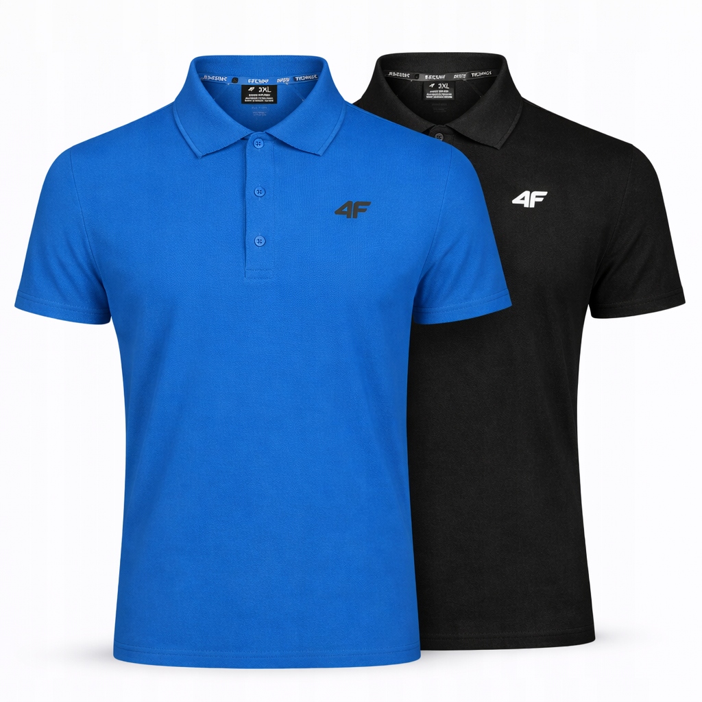 Tričko Pánské Polo 4F Sportovní Komplet Set 2PAK L M0770 SS26