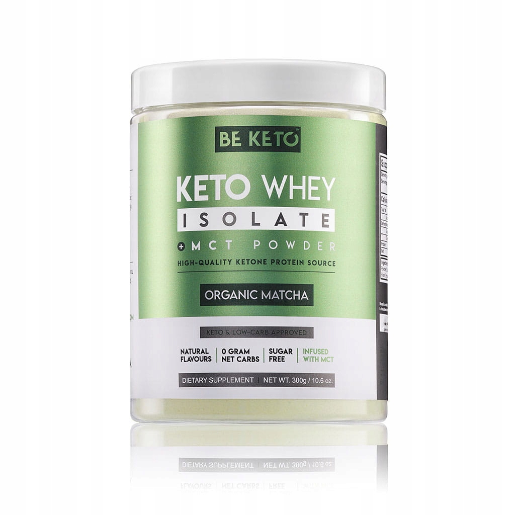 Keto Proteinový Izolát s Mct Matcha 300 g