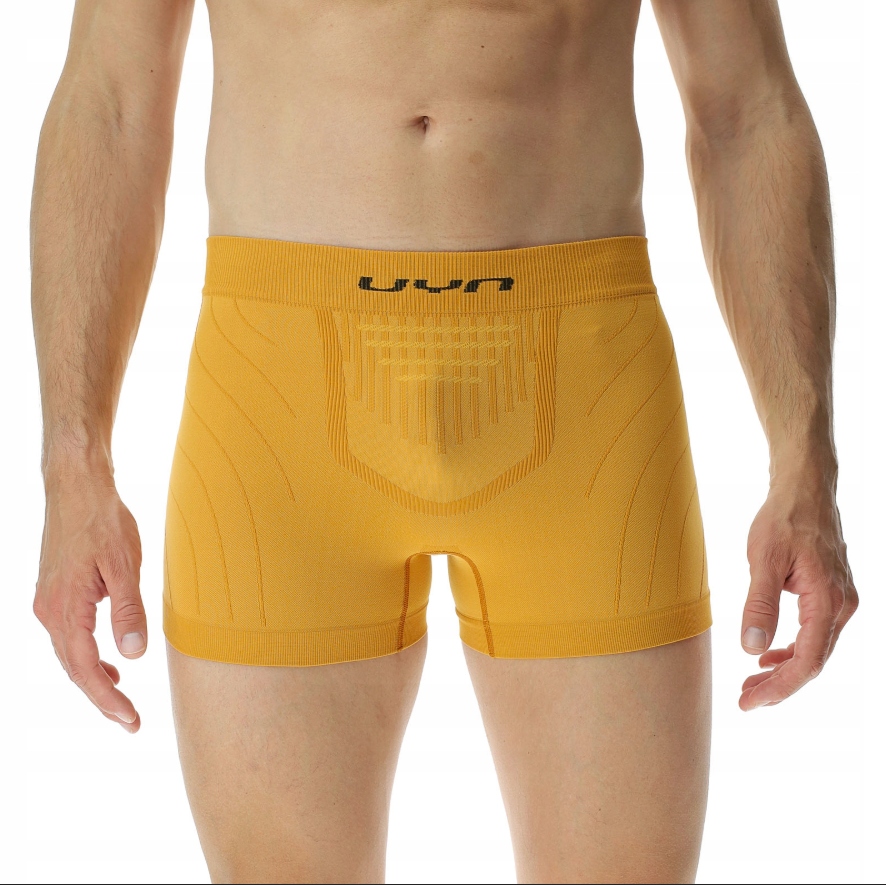 Bokserki sportowe męskie Uyn Man Motyon 2.0 Uw Boxer with pad żółte L/XL