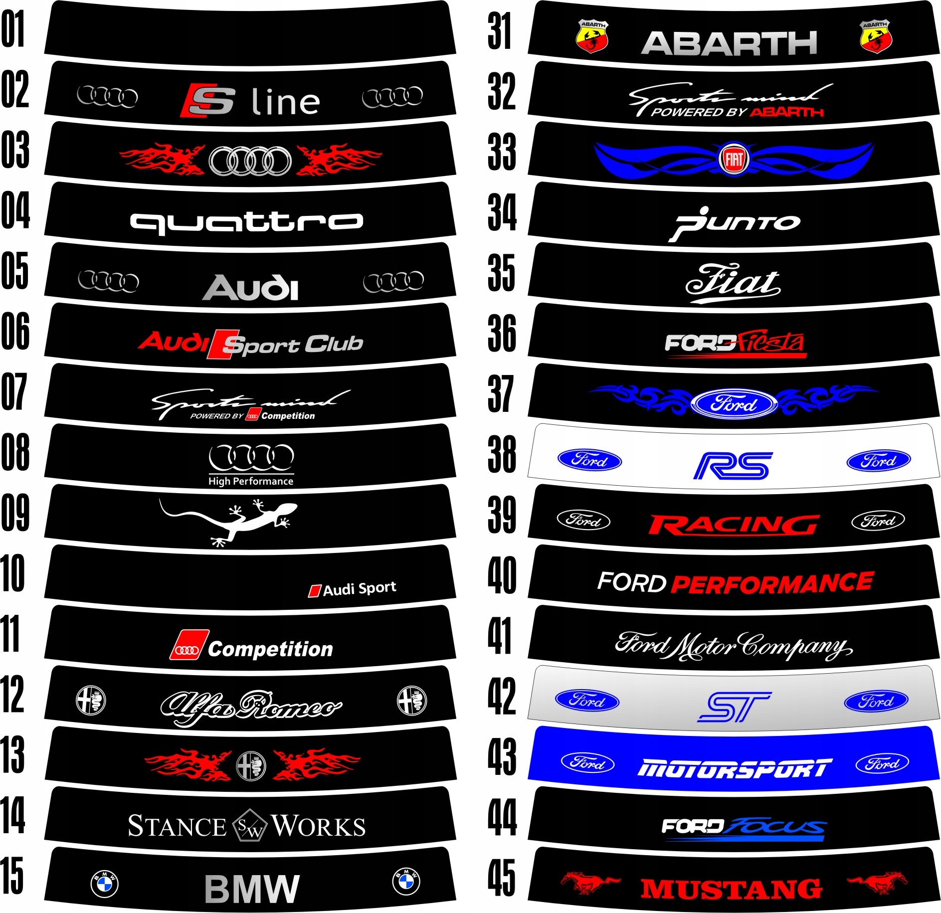 PAS PRZECIWSŁONECZNY NA SZYBĘ - 300 WZORÓW ! Producent ArtPlast