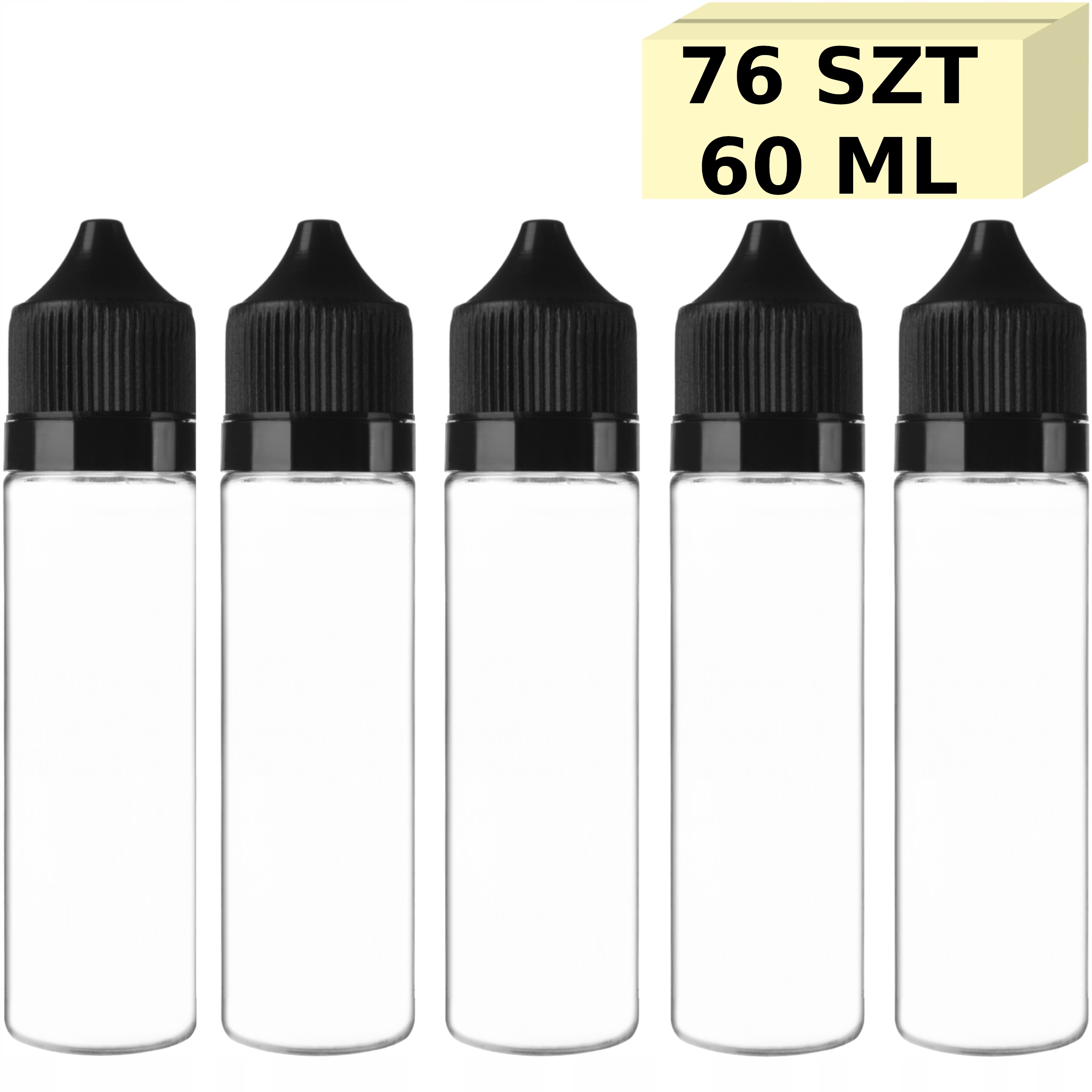 

Butelka 60 ml 76 szt Gorilla Liquid Buteleczki