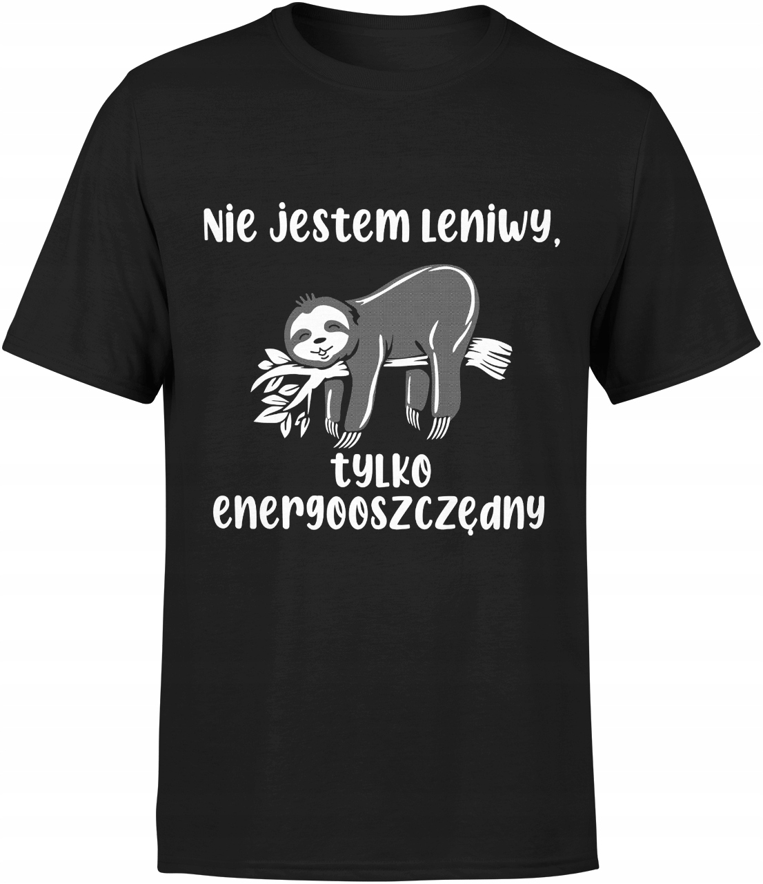 

Śmieszna Koszulka Z Nadrukiem Męska Leniwiec R XL