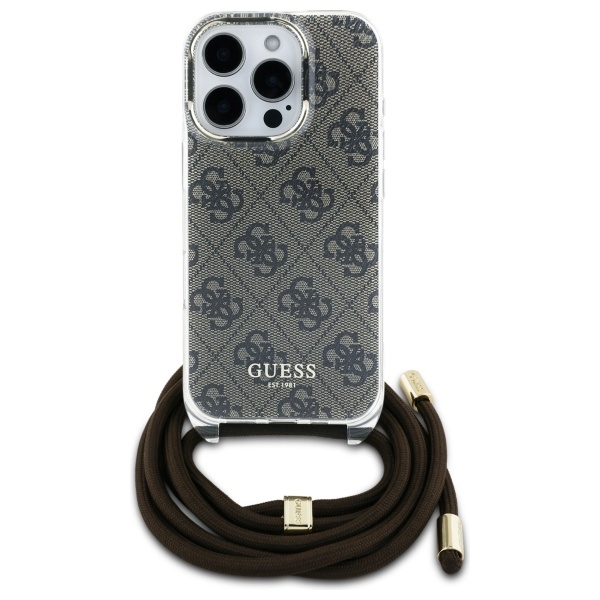 Pouzdro Guess pro iPhone 16 Pro Max, obal Crossbody na krk, ramenní pouzdro