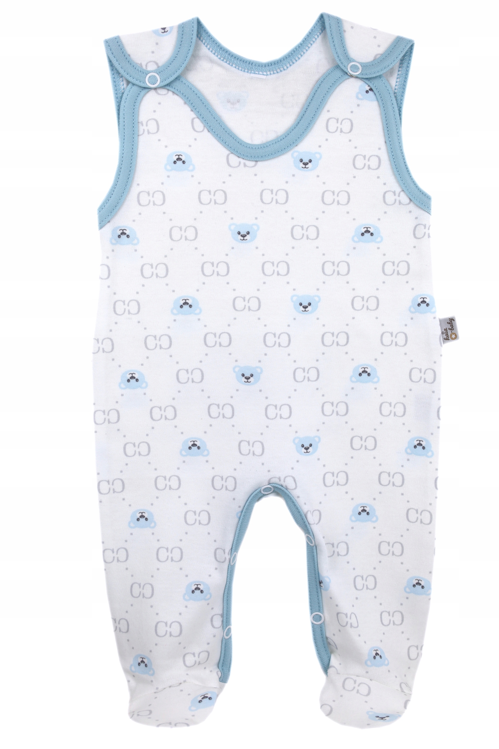 ŚPIOCHY NIEMOWLĘCE ŚPIOSZKI BAWEŁNIANE ROZPINANE r.68 BABY BEAR /52/ Kod producenta 561/52/68