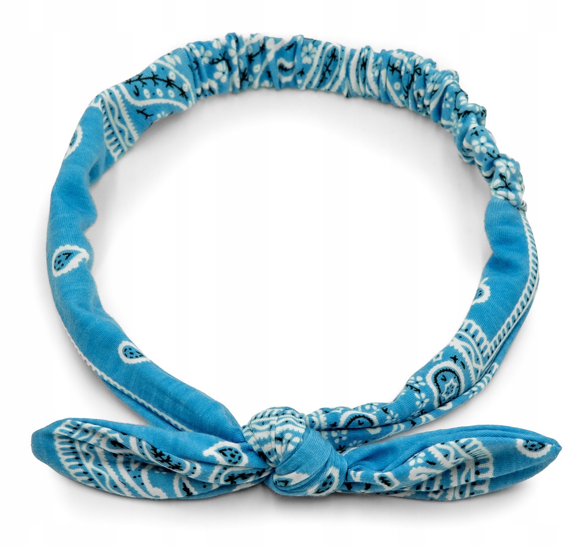 

Opaska do włosów Pin-up kokarda bandana Paisley
