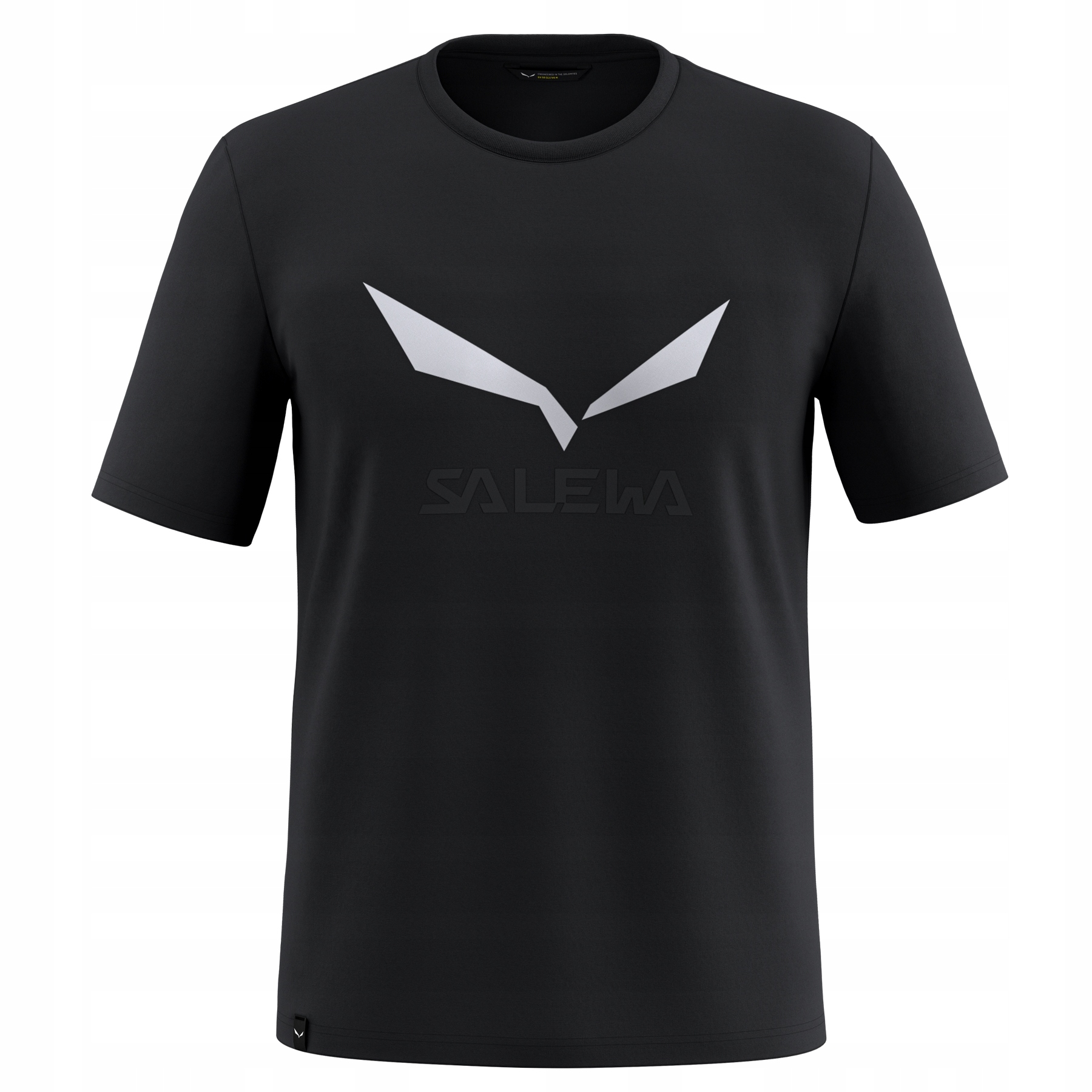 Koszulka męska Salewa Solidlogo Dry czarna 00-0000027018_0910 r S