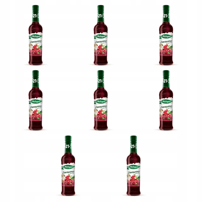 Herbapol Sirup Brusinky s vitamínem C D B6 a zinkem 420 ml X8