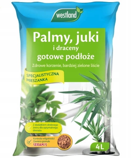 

Westland Podłoże do Juki Palmy Dracen z Seramis 4L
