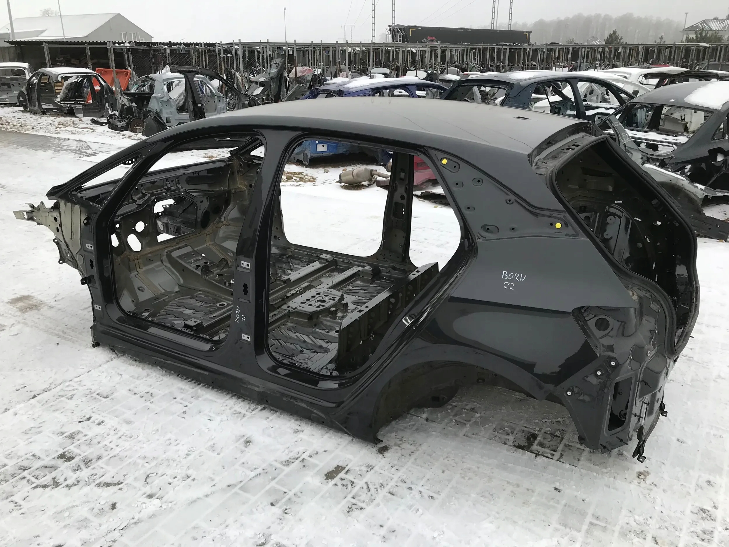 CUPRA BORN 2022 ĆWIARTKA BŁOTNIK LEWY TYŁ TYLNY KAROSERIA B7R QUASAR GREY