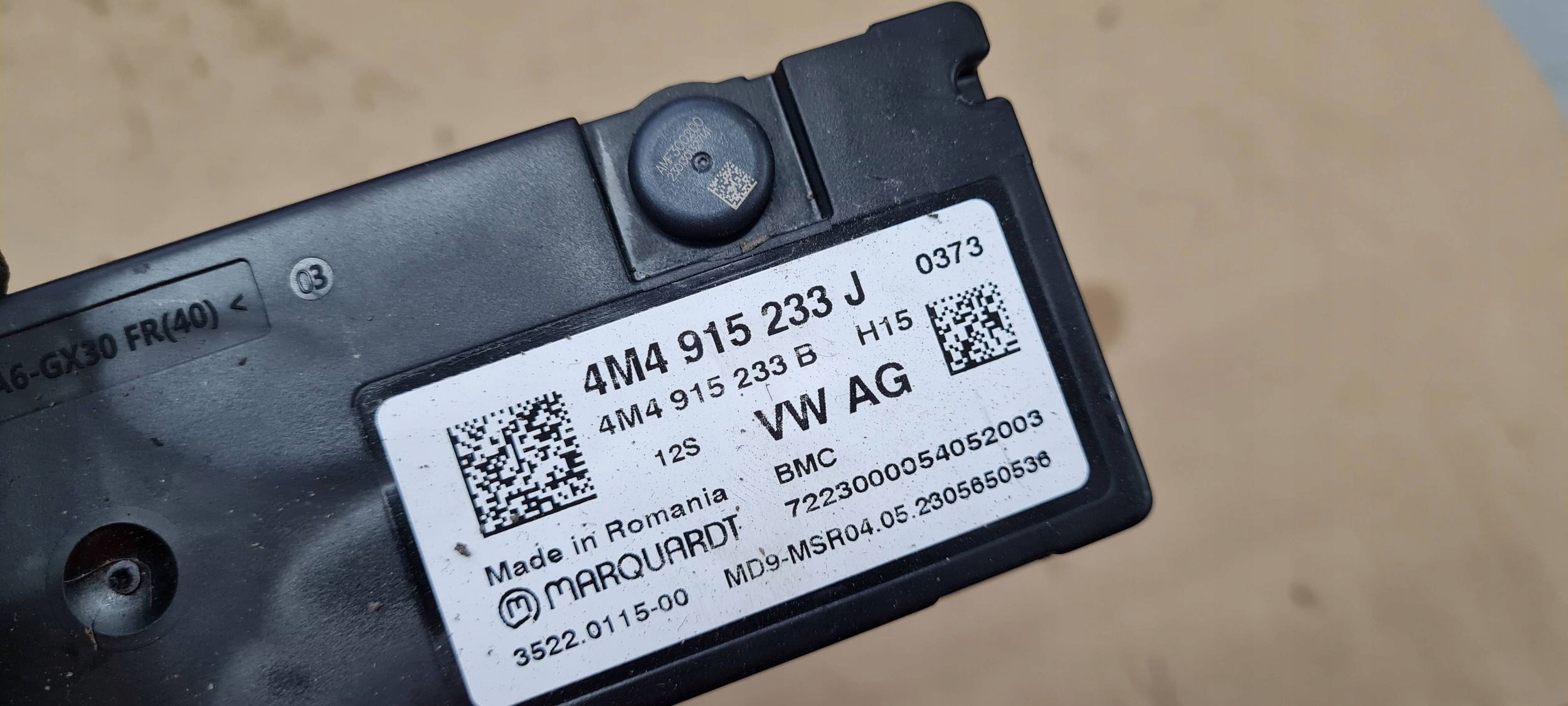 A6 C8 4K modulo Centralina KONTROLI UKLADU per batteria 4M4915233J A7 4K