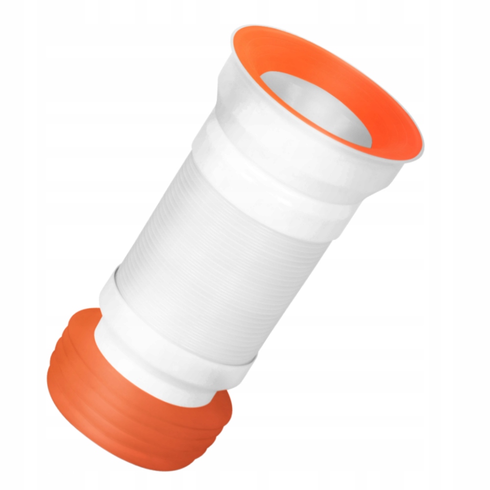 Pružná, nastaviteľná odtoková rúra do Wc 31-55 cm Niagara oranžová