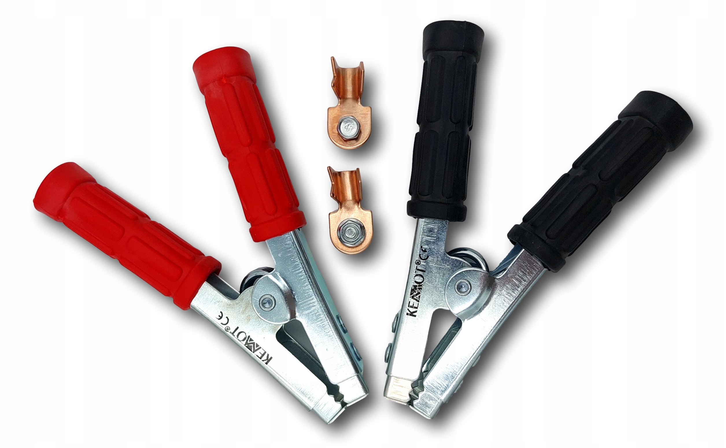 KROKODYLKI ZACISKI KABLA ROZRUCHOWEGO 600A ŻABKI 2 Długość 0.16 m