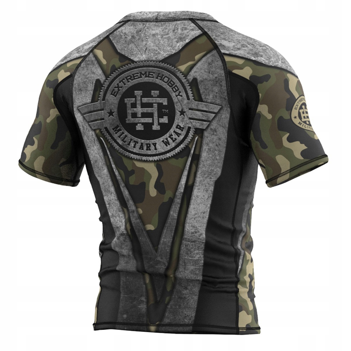 Rashguard Koszulka Męska do MMA BJJ MILITARY 3XL EAN (GTIN) 5907781573813