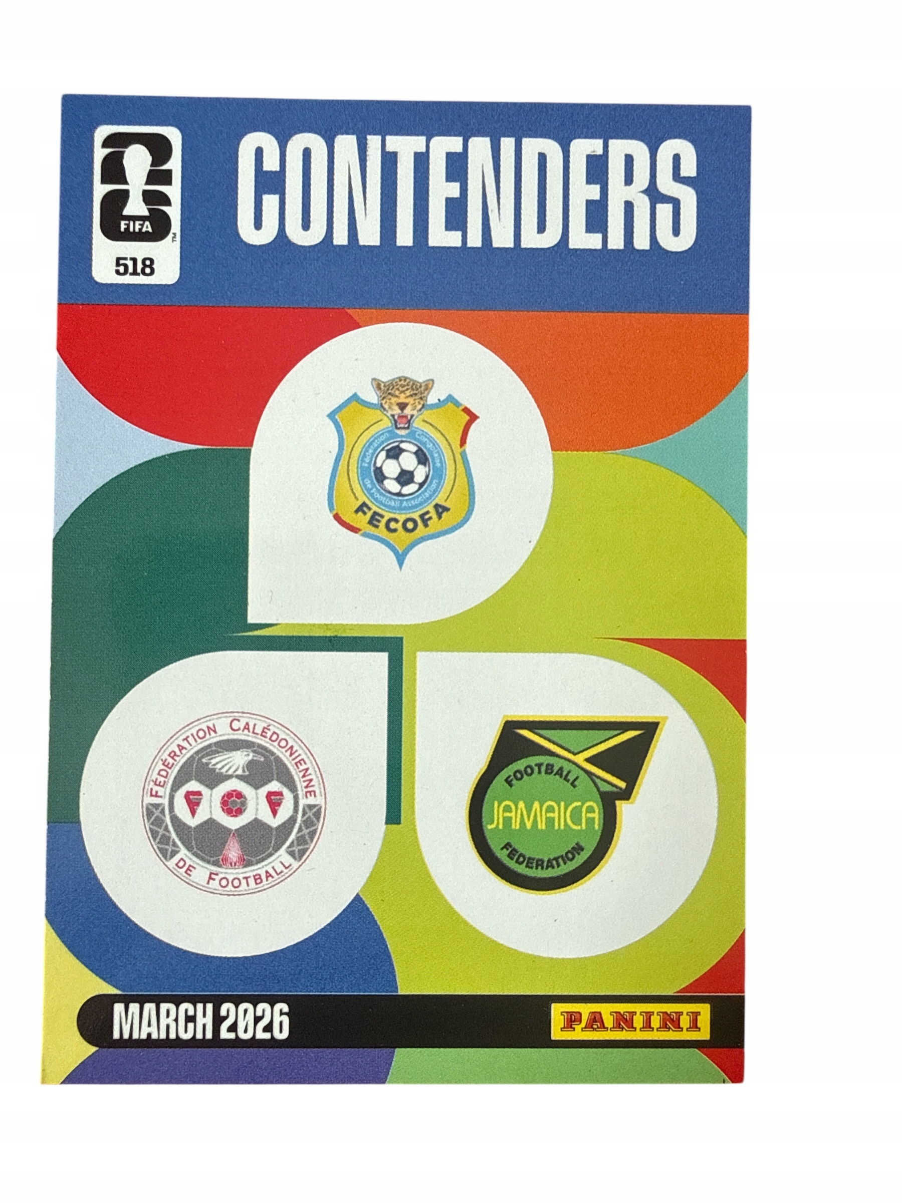 Fifa World Cup America 2026 Panini Contenders 518