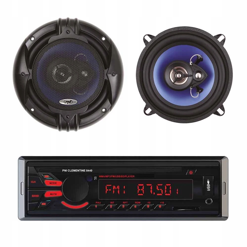 Balík Rádio MP3 prehrávač do auta Pni Clementine 8440 4x45W Usb Sd Aux 12V