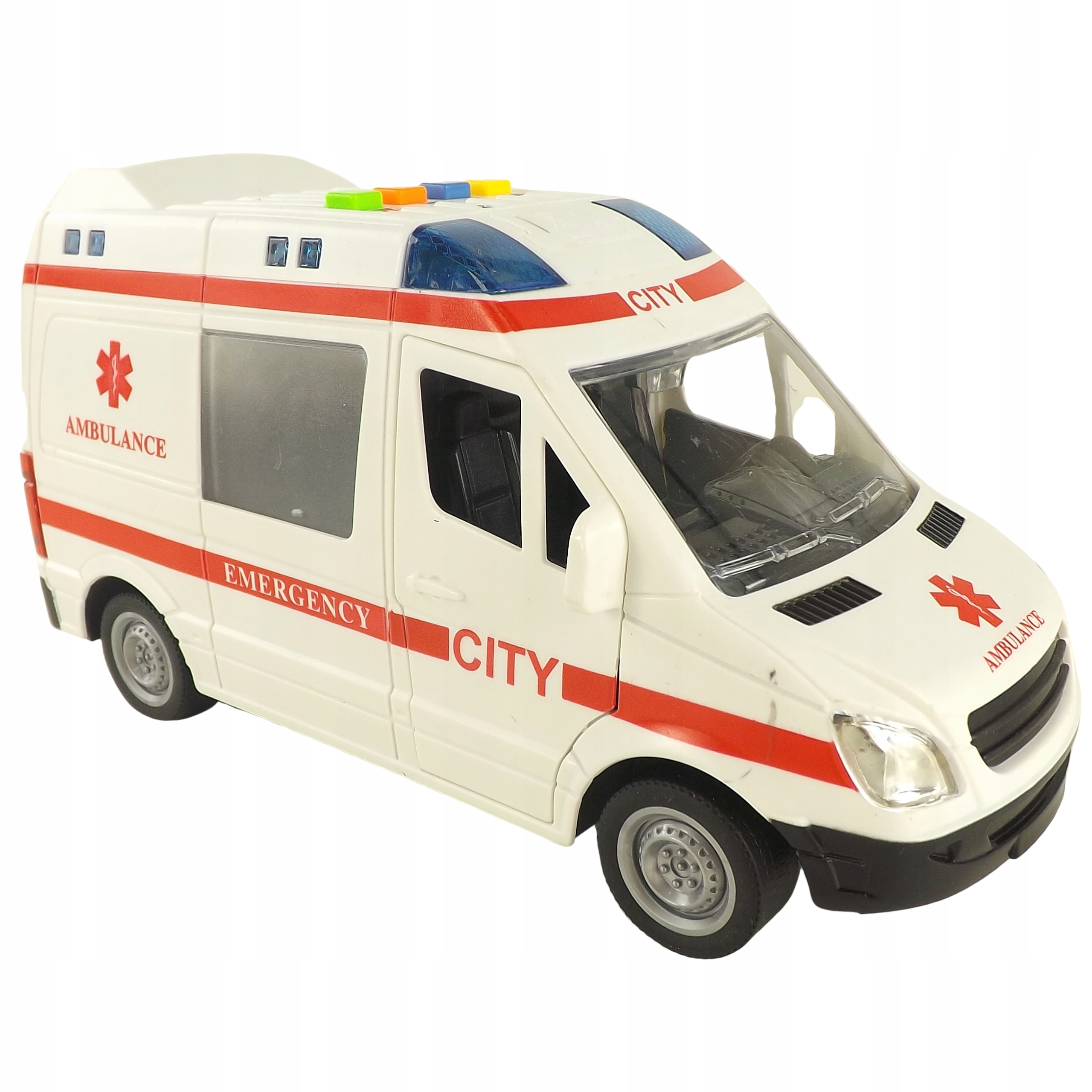 Auto ambulans karetka otwierane drzwi 1:16 WY590A EAN (GTIN) 5907508463113
