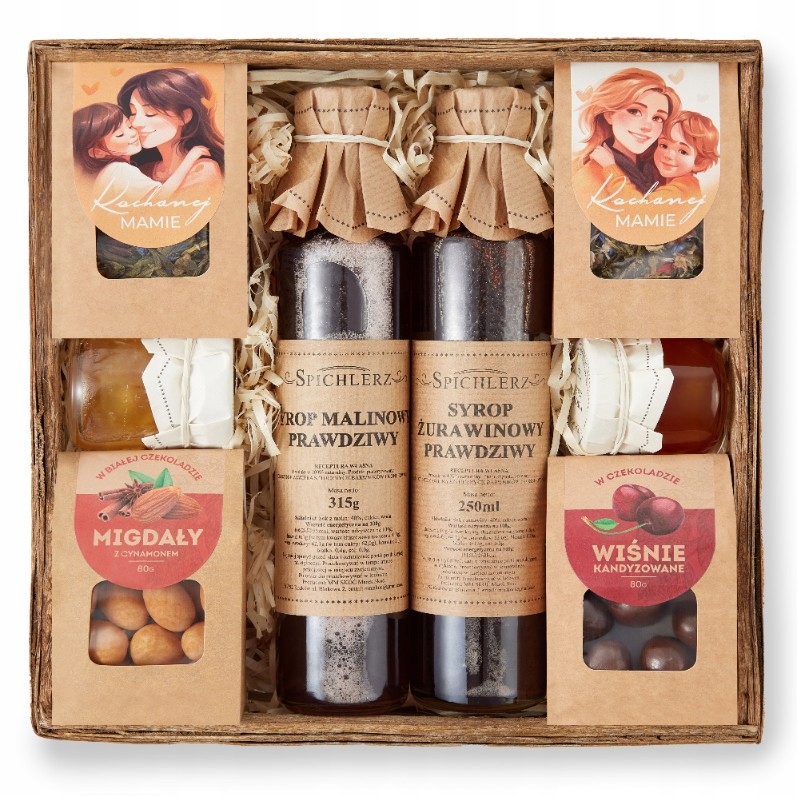 Dárek Pro Maminku – sladkosti Set k narozeninám maminky, Mnoho Ingrediencí, čaj