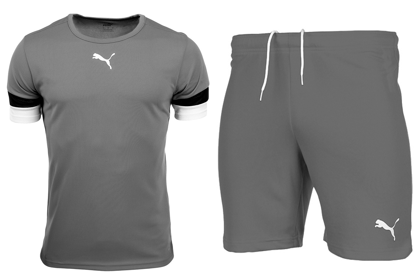 Sportovní oblečení Puma teamRISE Pánský tréninkový komplet Tričko Kraťasy M