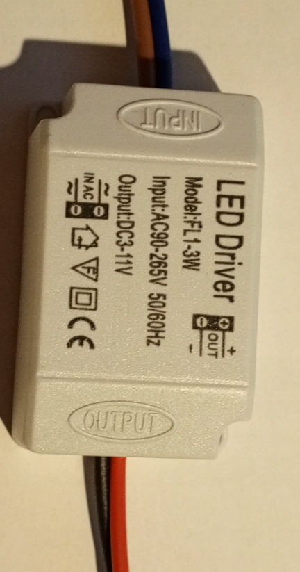 LED DRIVER zasilacz 1-3W 300mA