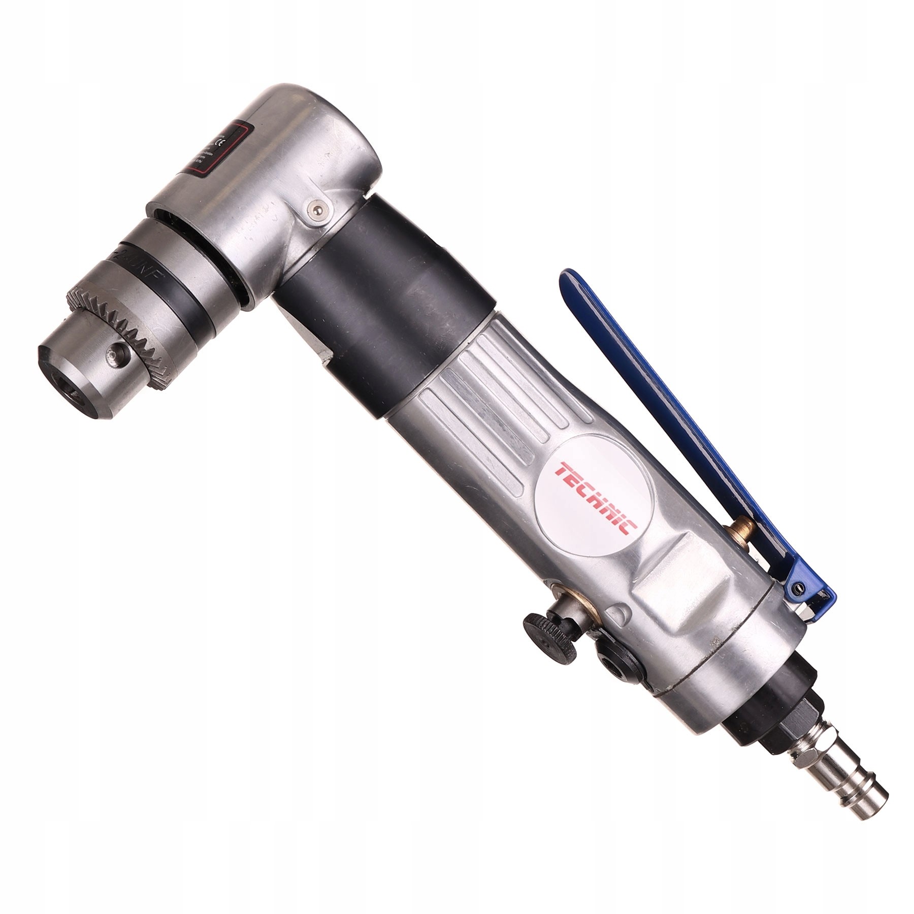 Pneumatická úhlová vrtačka na klíček 95 mm výška 2-směry otáčení