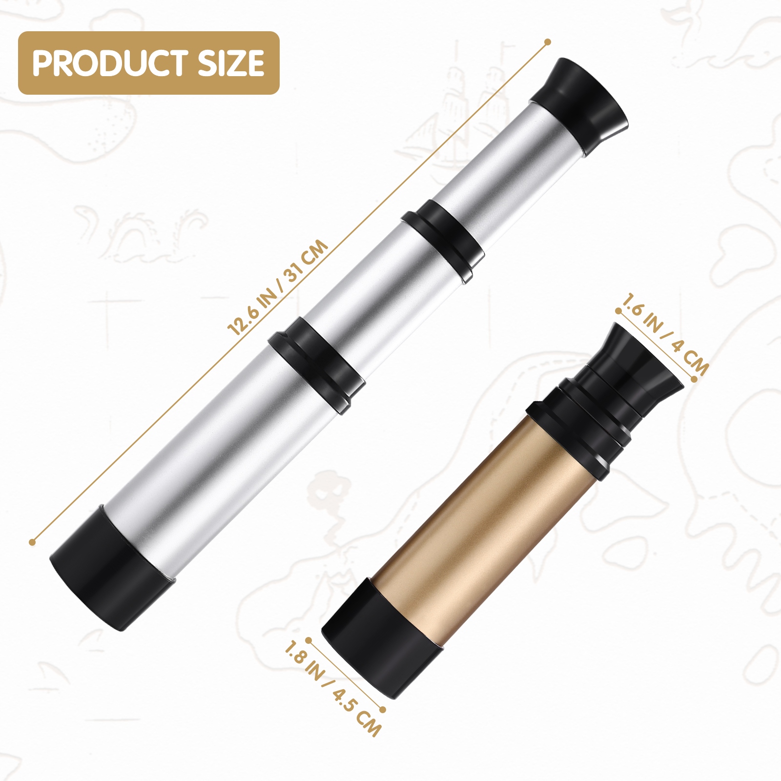 ZABAWKA KALEJDOSKOP DZIECIĘCY DLA DZIECI KLASYCZNY 2 SZT Model 526454