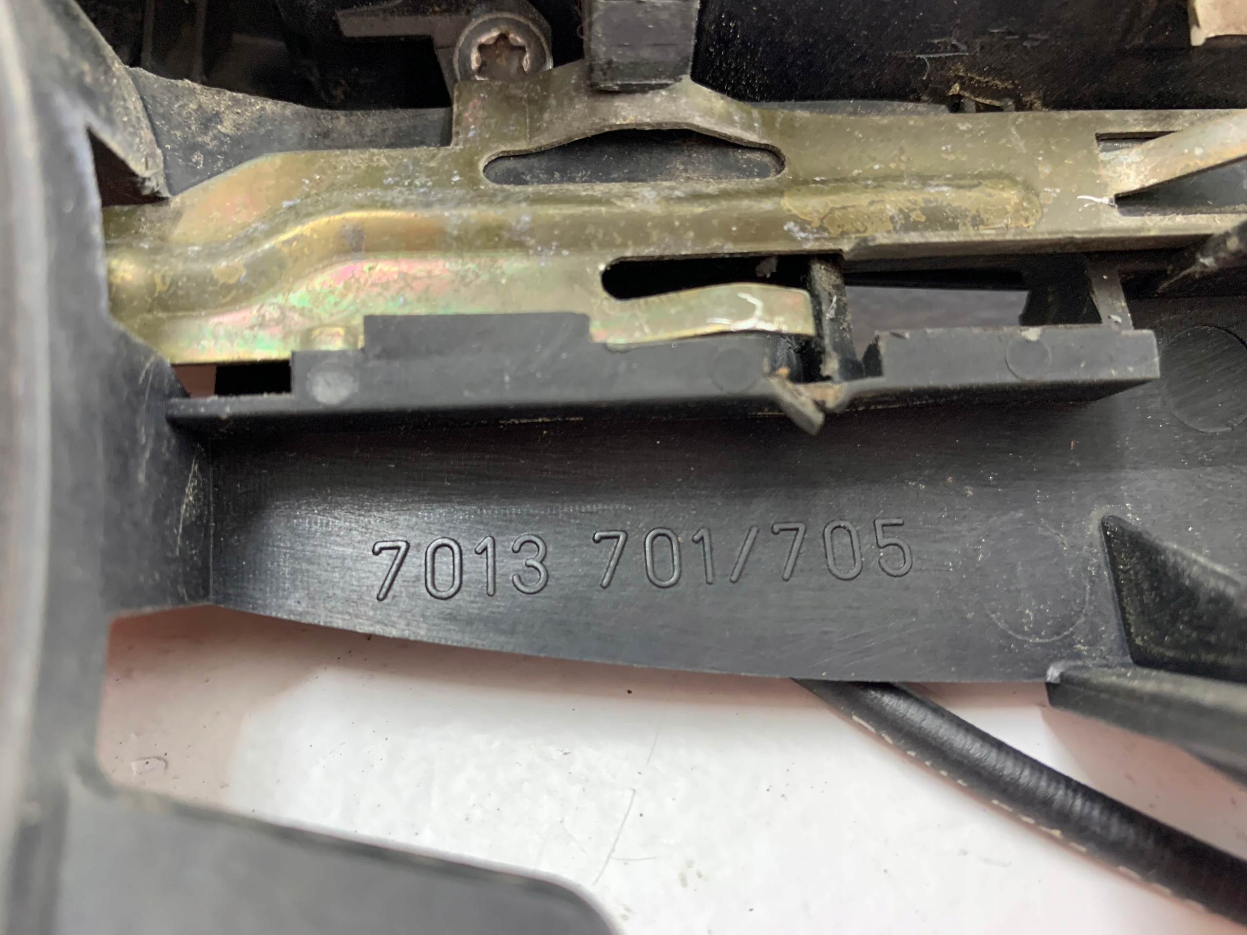 BMW E65 LIFT handle exterior left front MONACOBLAU METALLIC