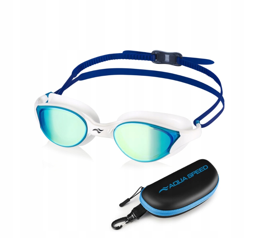Okulary do pływania lustrzanki Aqua Speed Vortex Mirror 51 +etui
