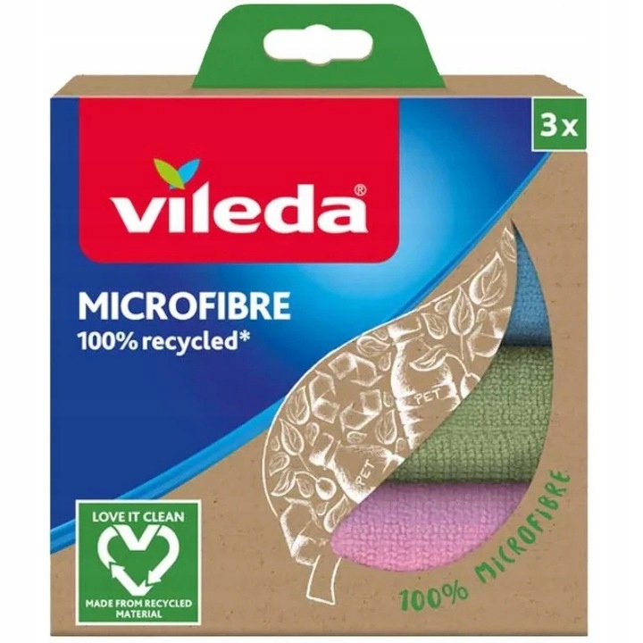 

Vileda Mikrofibra 100% Recycled ściereczki 3 szt.