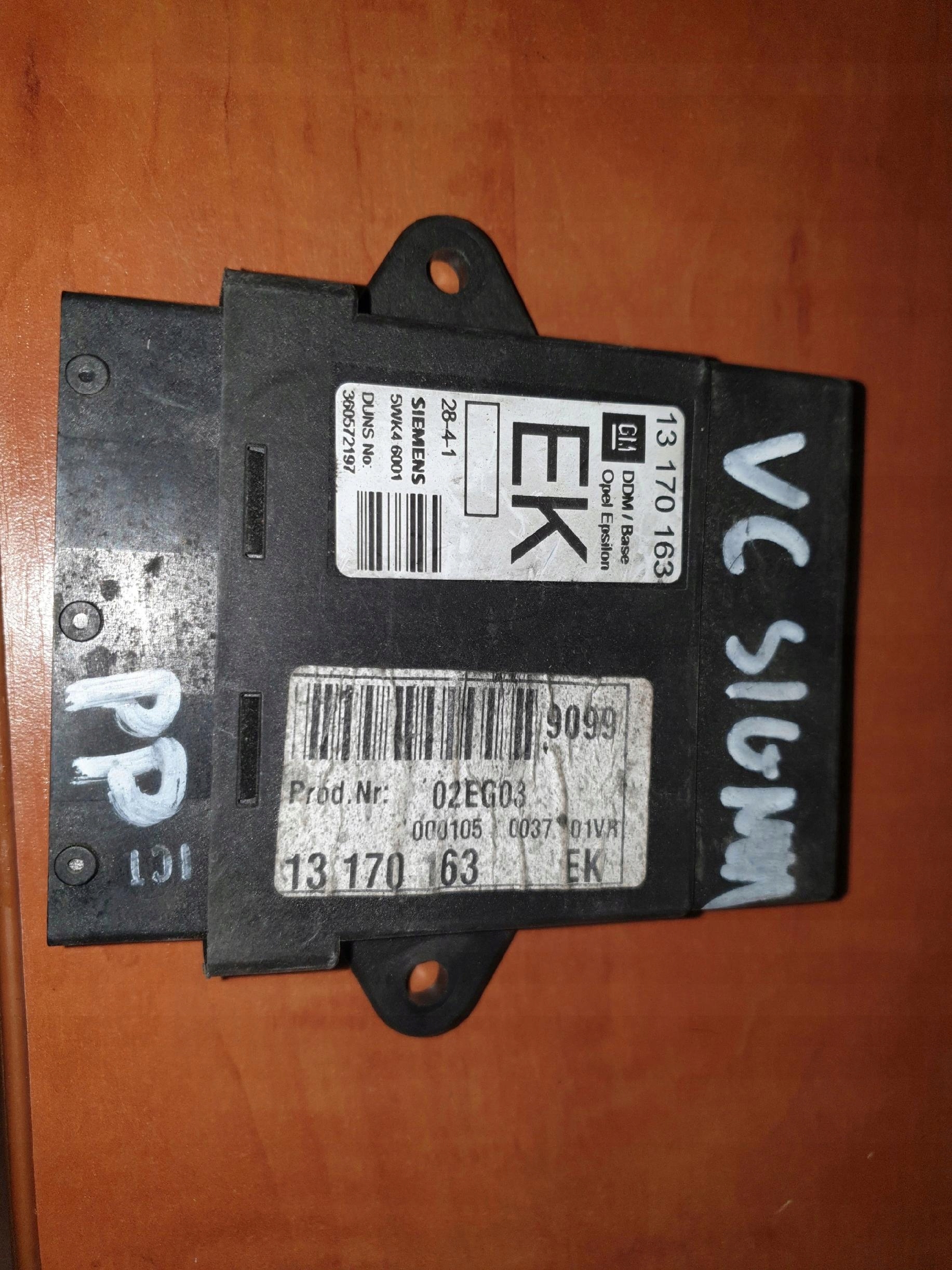 OPEL SIGNUM VECTRA C unité de commande électronique uce vitre 13170163 EK