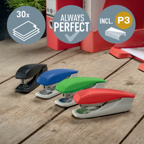 Zszywacz Leitz NeXXt Recycle, zielony, 30 kartek 56040055 Marka Leitz