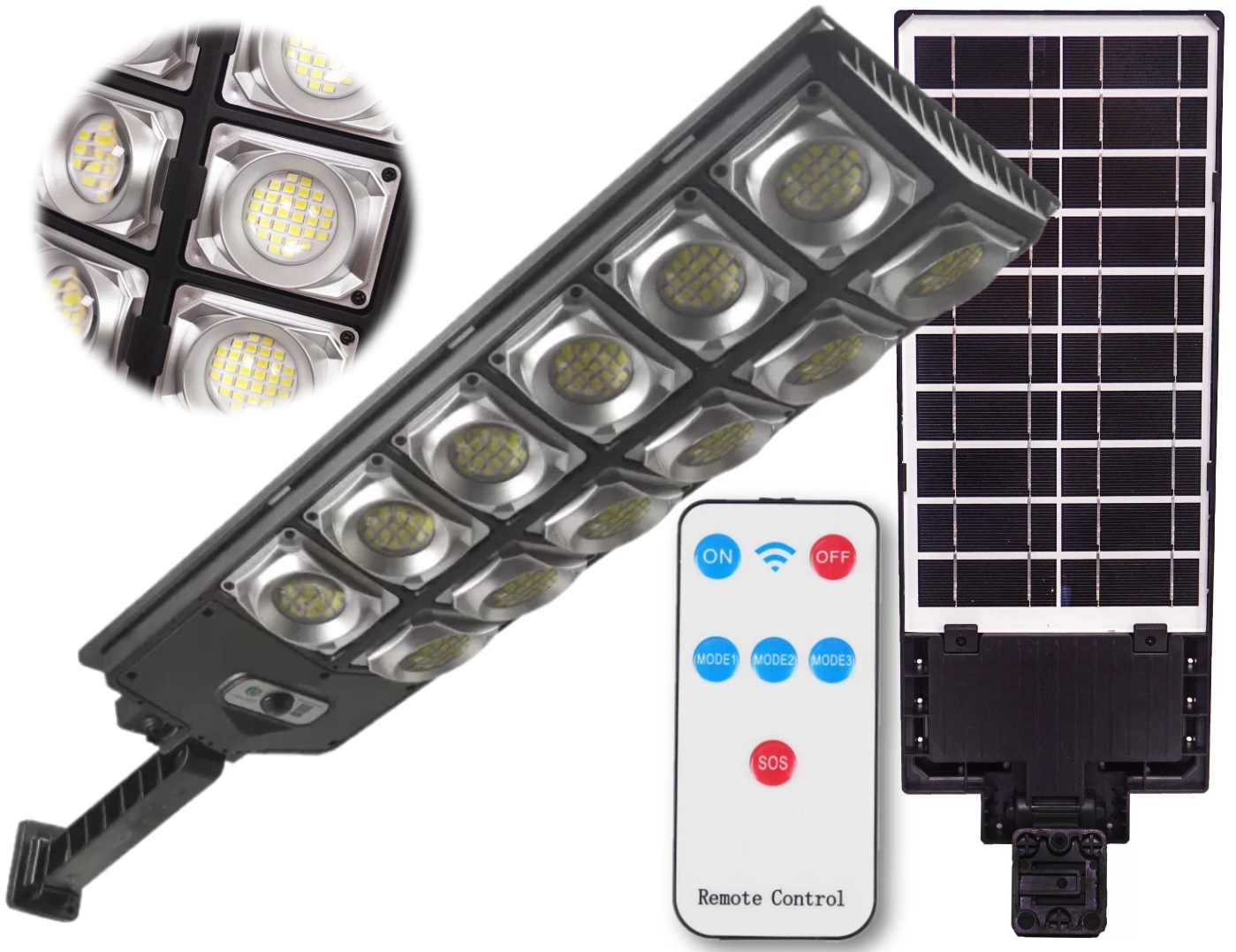 

Lampa Solarna Led Czujnik Ruchu Zmierzchu 1200W