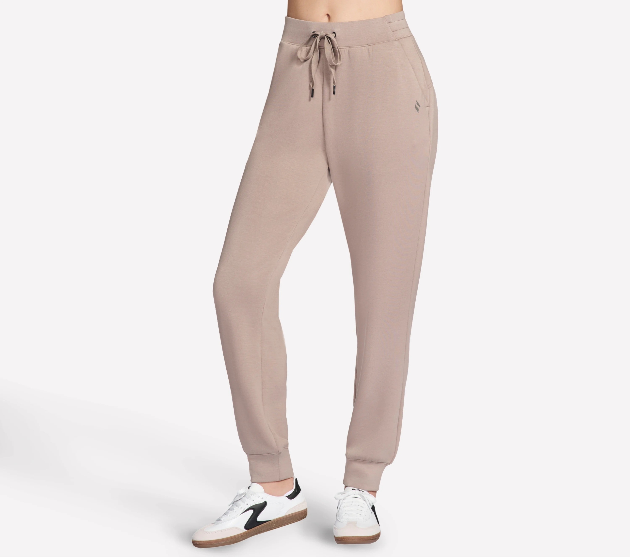 Dámské kalhoty Skechers Skechluxe Elevate Jogger béžové PT149 Tpbr