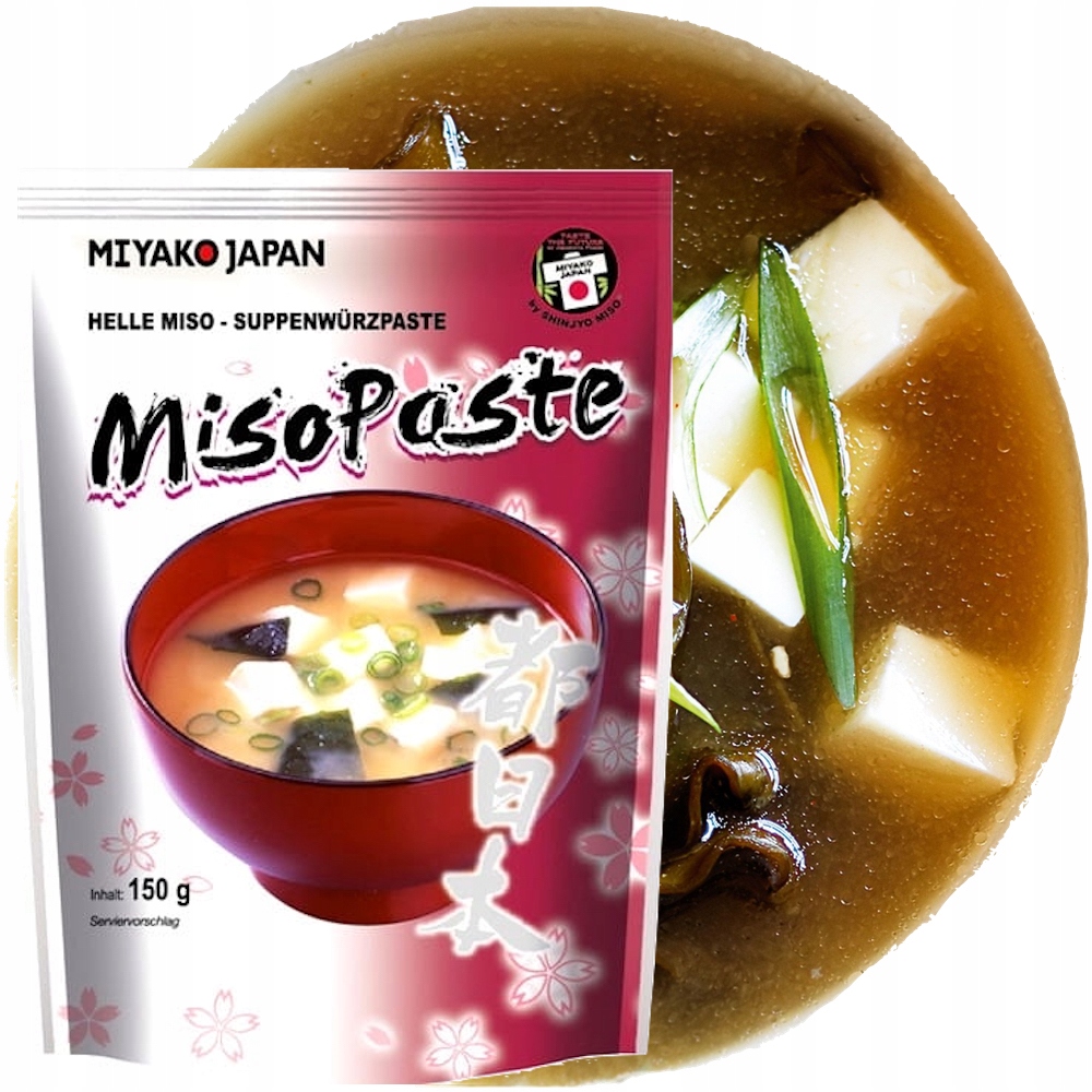 

Pasta Miso Jasna Biała Do Zupy 150g Miyako Japan
