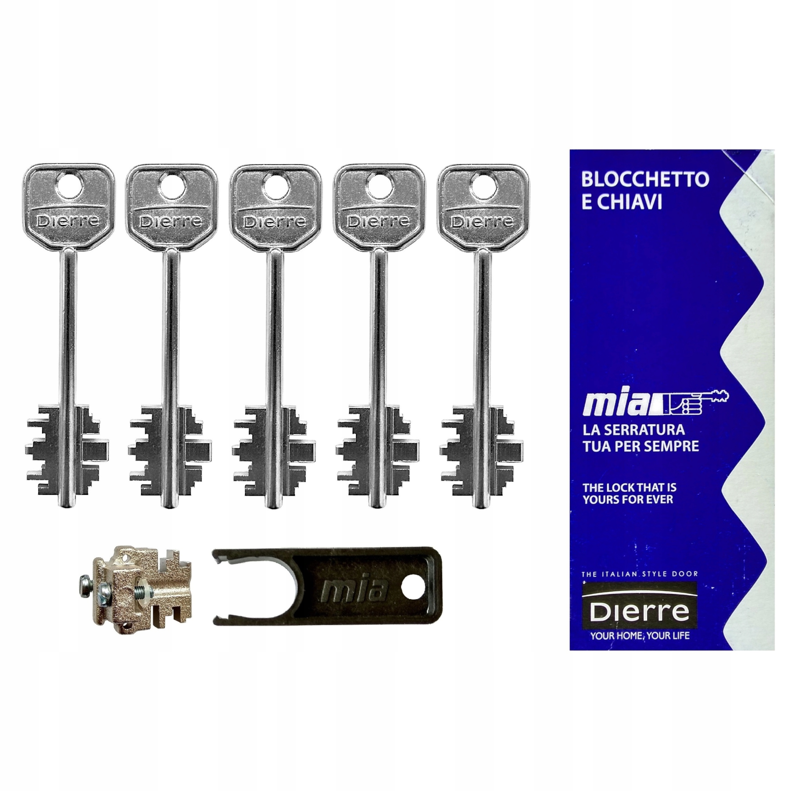 vložka Dierre Mia Blo 3110 pět klíčů 92 mm