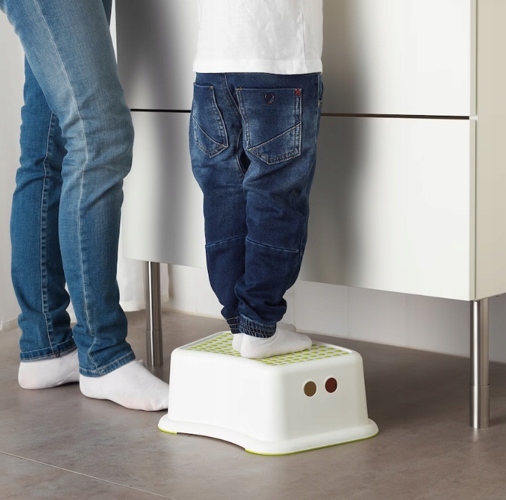 IKEA FORSIKTIG Podnóżek PODEST DLA DZIECI Stopień Kolor biały