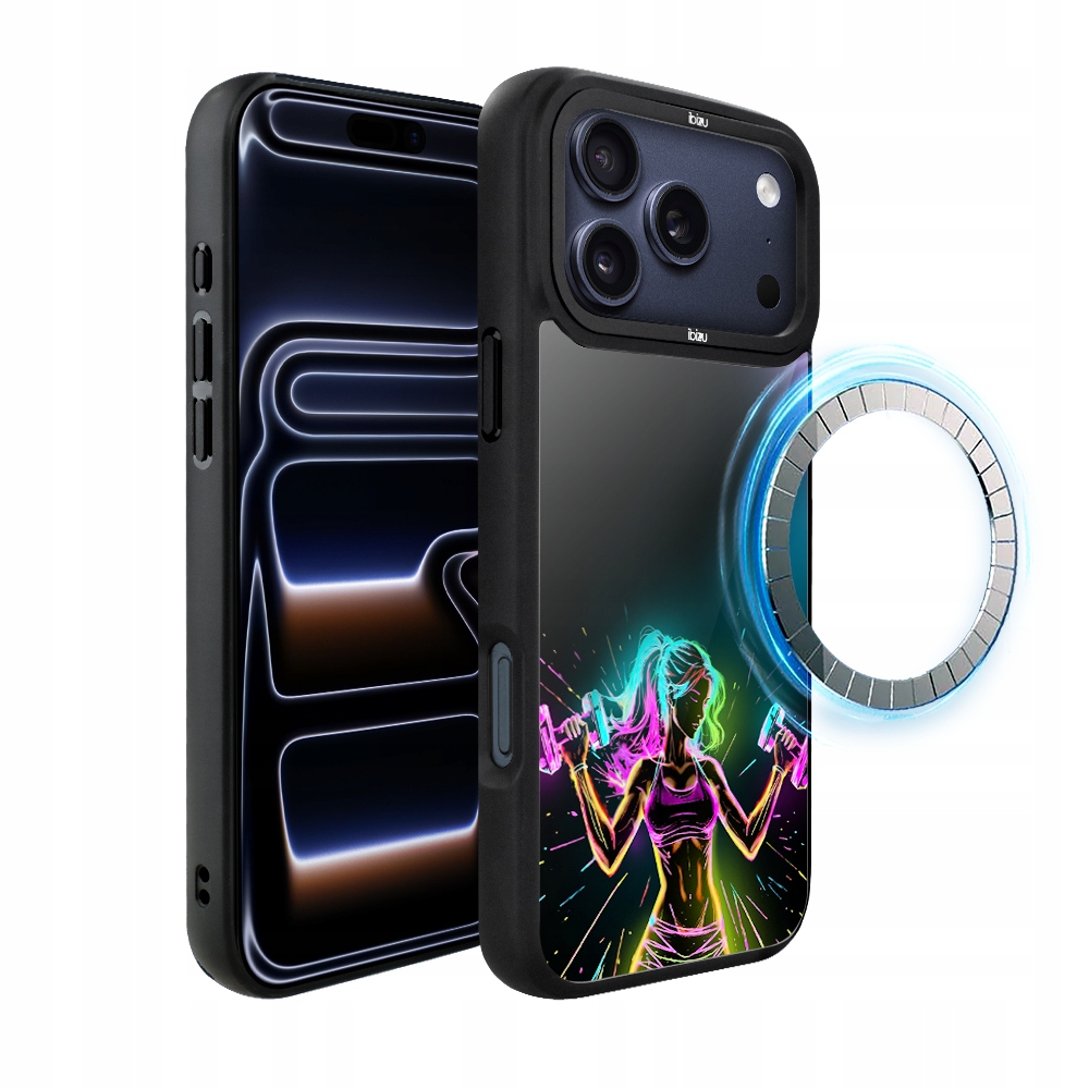 Pouzdro Ibizu DropGuard matné pro iPhone 17 Pro Max s MagSafe, odolné proti vibracím a ochranou proti nárazům.