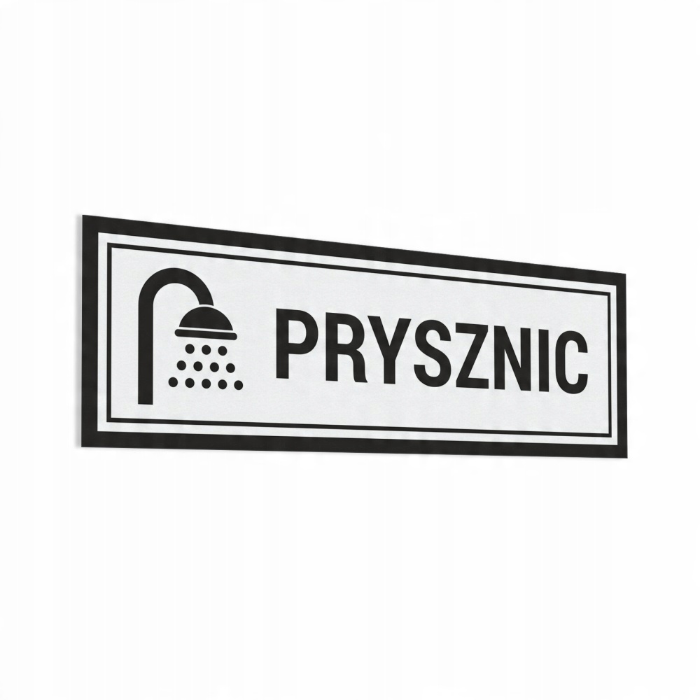 

Naklejka na drzwi Prysznic 10x30