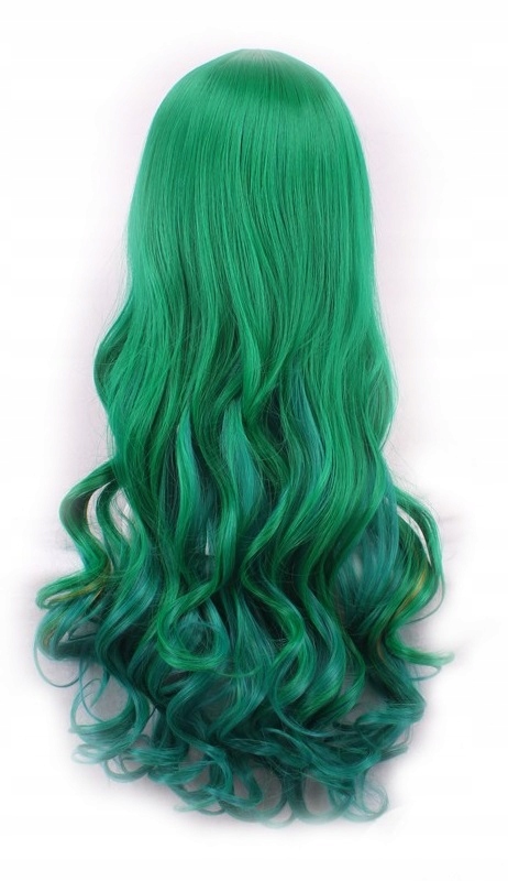 PERUKA OMBRE COSPLAY 70 CM GLAM ROCK ZIELONA EAN (GTIN) 5903794411739
