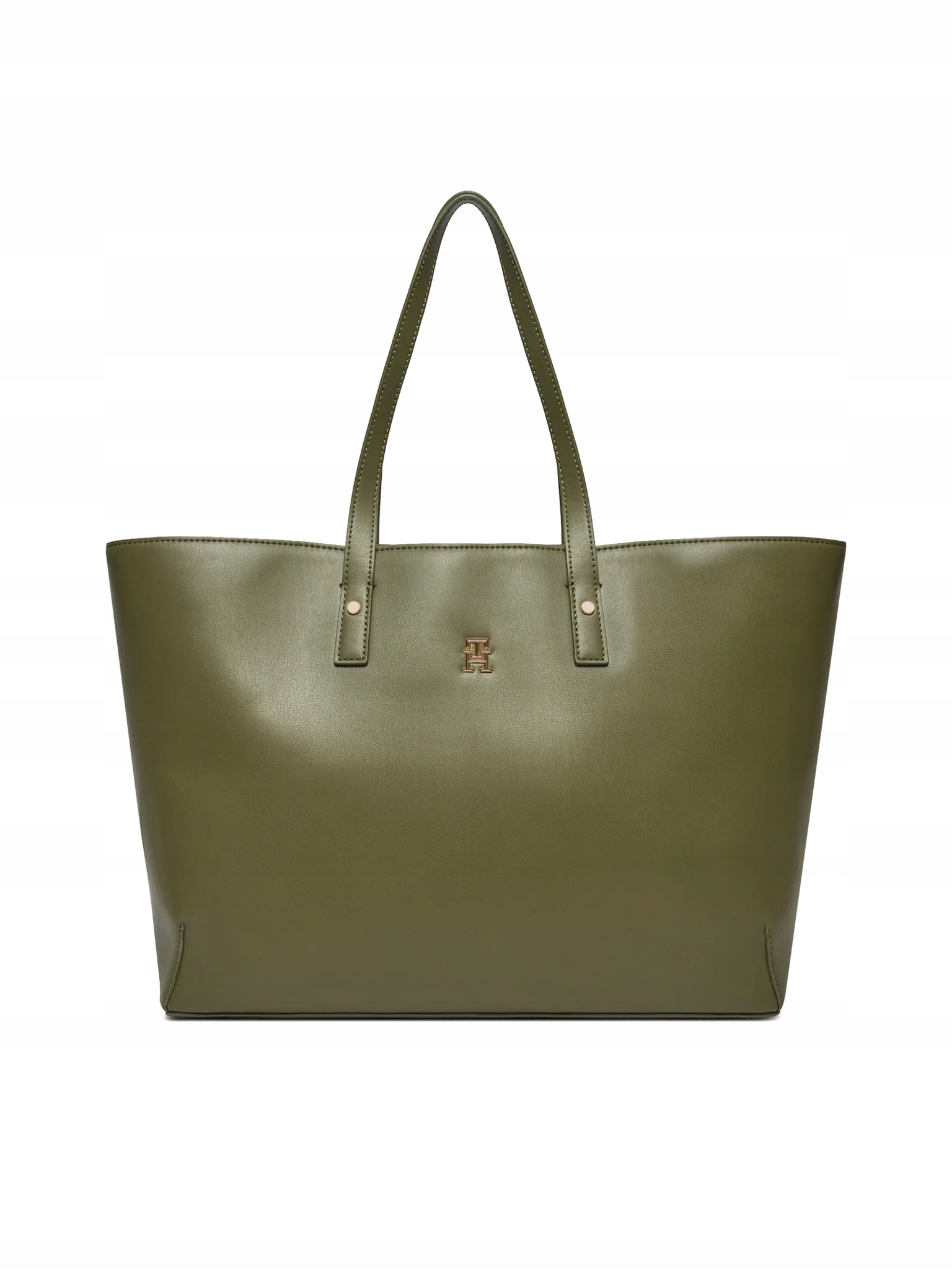 Tommy Hilfiger Taška Th Chic Tote AW0AW16302 Zelená
