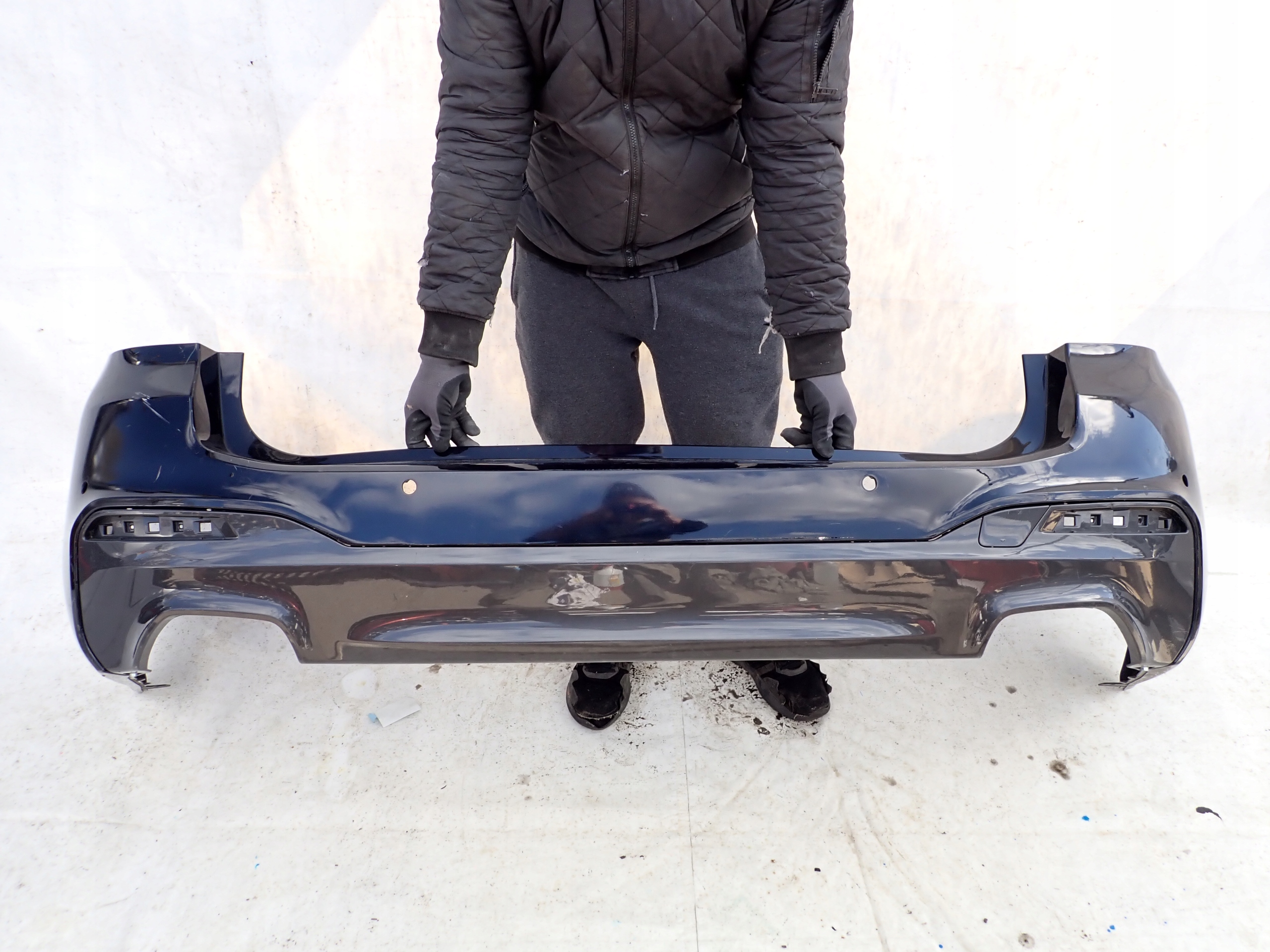 BMW 5 G31 KOMBI m-packet 17- bumper rear part rear PDC
