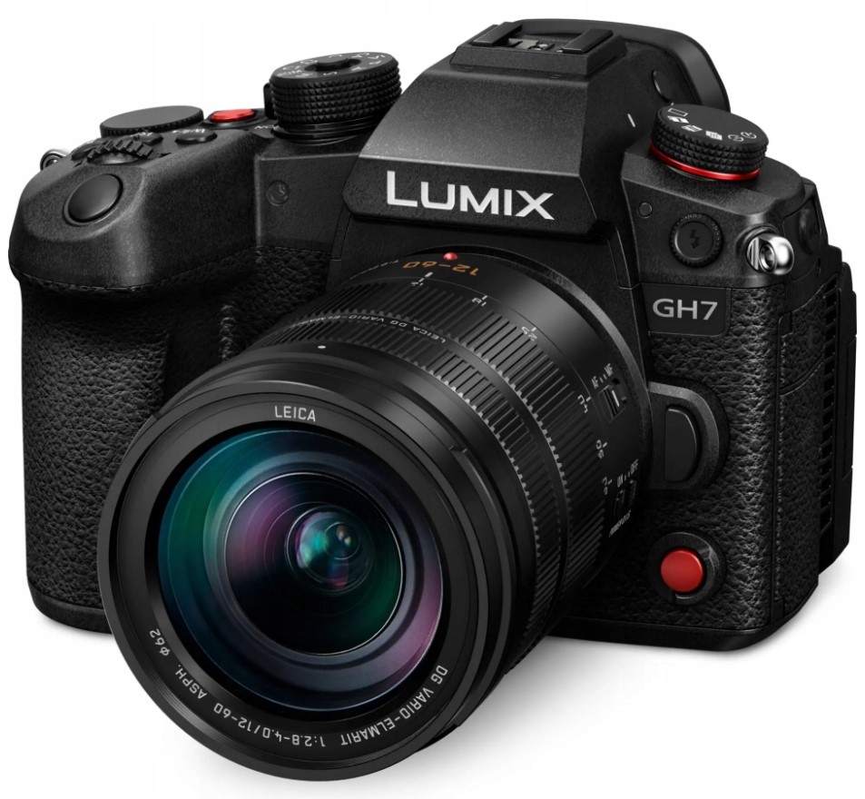 Panasonic DC-GH7LE Aparat Lumix Hybrydowy Bezlustekowy Obiektyw H-ES12060