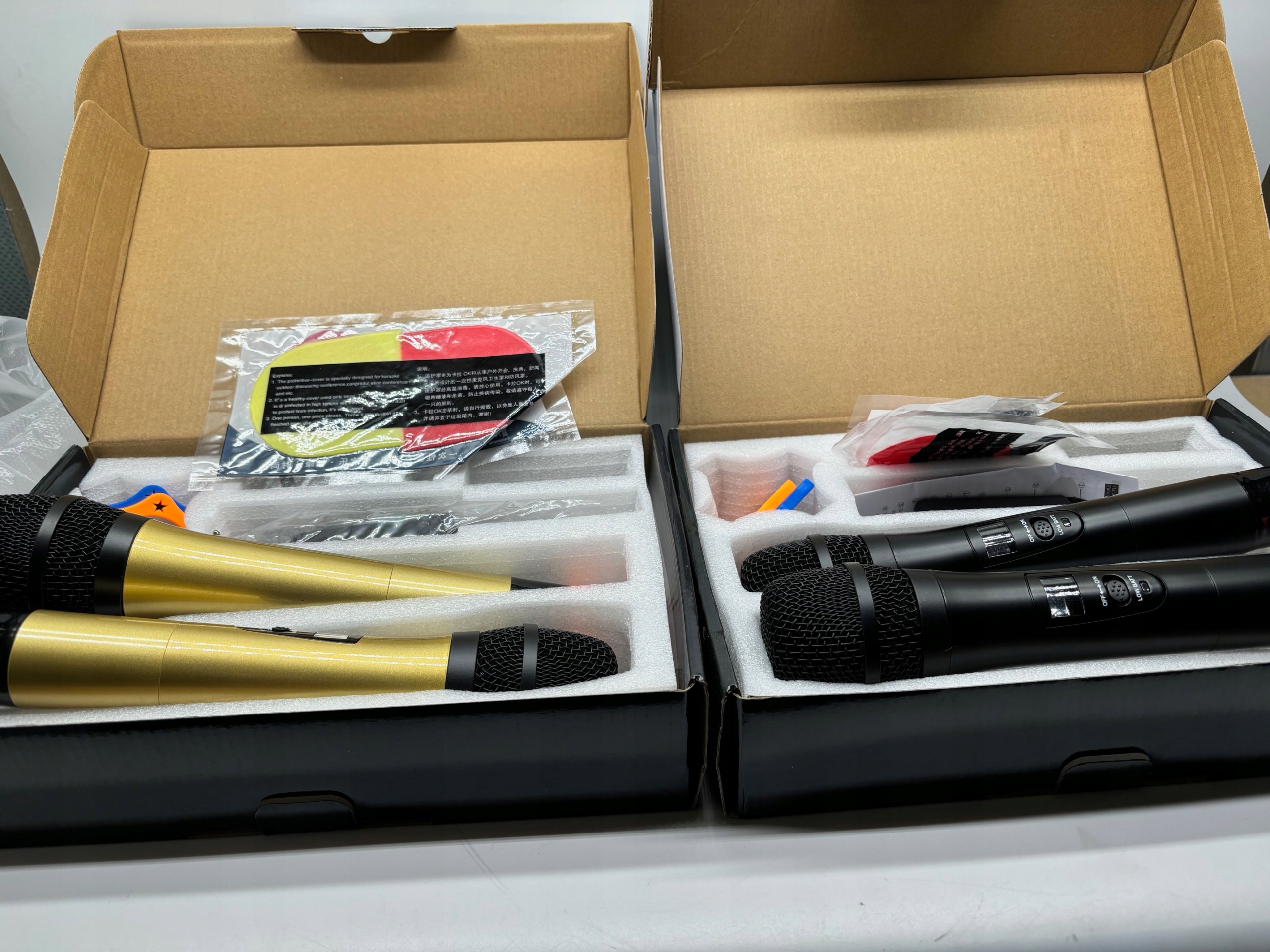 Zestaw mikrofonów bezprzewodowych Alpowl 2 Mikrofony JACK do Karaoke DJ Marka inna